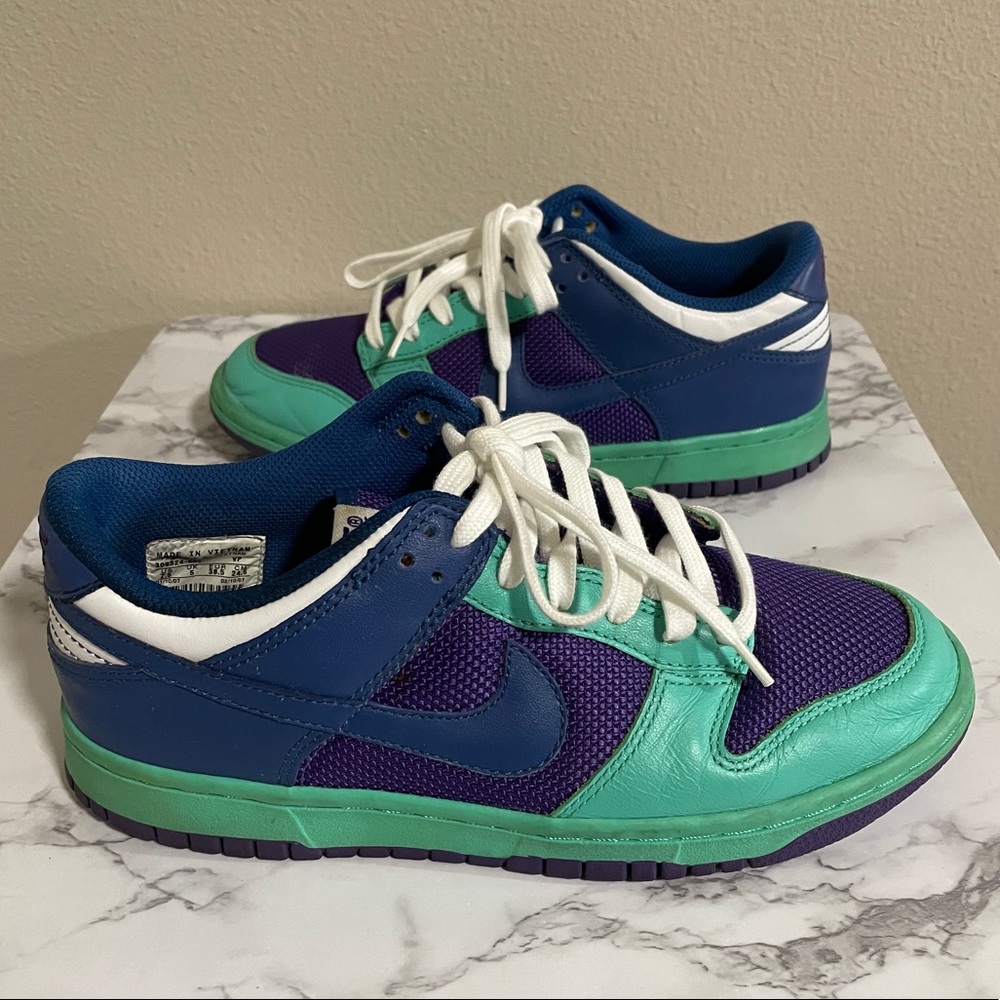 Rare purple & aqua dunk low.